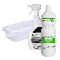 Detergente Riozyme 1l + Germirio Spray 750 + Pote P/ Limpeza