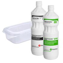 Detergente Riozyme Eco 1l + Germi Rio 1l + Pote Pré Limpeza