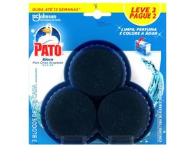 Detergente Sanitário Pato 3 UN Bloco para Caixa Acoplada 40g Detergente Sanitário Pato 3 UN Bloco para Caixa Acoplada 40g