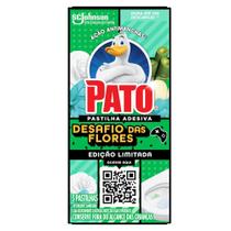 Detergente Sanitário Pato Desafio das Flores Pastilha Adesiva 3un