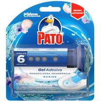 Detergente Sanitário Pato Gel Adesivo com Aplicador Marine 38g