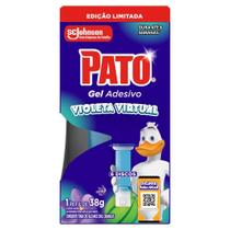 Detergente Sanitário Pato Gel Adesivo Violeta Virtual Refil 6 Discos