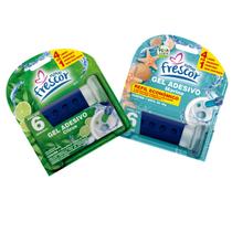 Detergente Sanitários COM APLICADOR + REFIL Gel Adesivo 38g Novo Frescor Dura até 6 Semanas Detergente Sanitários COM APLICADOR + REFIL Gel Adesivo 38g Novo Frescor Dura até 6 Semanas