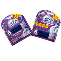 Detergente Sanitários COM APLICADOR + REFIL Gel Adesivo 38g Novo Frescor Dura até 6 Semanas