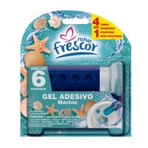 Detergente Sanitários Gel Adesivo 38g Com Aplicador Novo Frescor Dura até 6 Semanas Com Função 4 Em 1