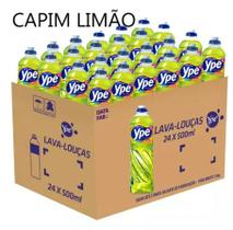 Detergente Ypê Capim Limão 500ml 24unidades