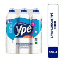 Detergente Ypê Coco 500ml Com 6 Unidades