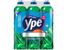 Detergente Ypê Limão 500ml Com 6 Unidades
