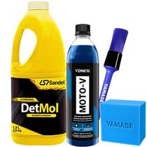 Detmol 1,9l Shampoo Limpeza Pesada Moto-v Desengraxante Detmol 1,9l Shampoo Limpeza Pesada Moto-v Desengraxante