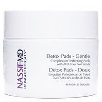 Detox Pads NassifMD Complexo esfoliante suave de ácidos de frutas