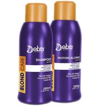 Detra Blond Care Shampoo 280ml + Blond Care Restore 280g - R