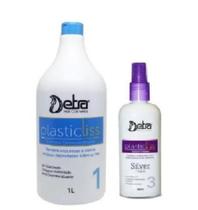 Detra Plastic Liss Shampoo Passo 1 1000Ml + Spray De Colágeno 200Ml