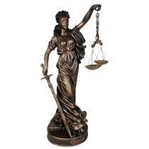 Deusa Da Justiça thêmis escultura estátua Balança Gigante 63 cm