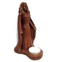 Deusa da lua wicca porta vela 17cm (be) - un