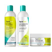 Deva Curl Decadence No Poo 355ml, Cond 355ml e Mask Heave 250ml