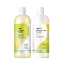 Deva Curl Low-Poo Delight 1L e Condicionador 1L