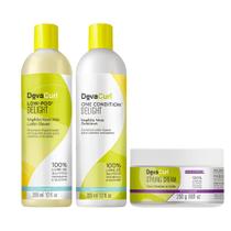 Deva Curl Low-Poo Delight 355ml, Condicionador 355ml e Styling Cream 250g