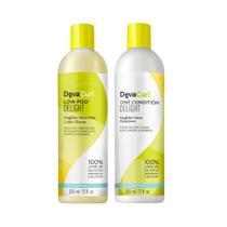 Deva Curl Low-Poo Delight 355ml e Condicionador 355ml