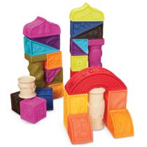 Developmental Baby Blocks B. toys Alphabetical Sort & Stack
