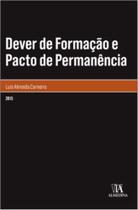 Dever de Formação e Pacto de Permanência - ALMEDINA