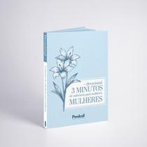 Devocional 3 Minutos de Sabedoria para Mulheres Flor Azulada