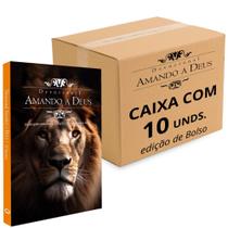 Devocional Amando a Deus Leão Edição Bolso Caixa 10 unds.