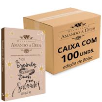 Devocional Amando a Deus Lettering Edição Bolso Caixa 100 unds.