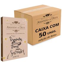 Devocional Amando a Deus Lettering Edição Bolso Caixa 50 unds.