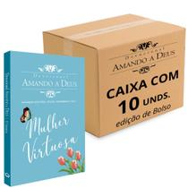 Devocional Amando a Deus Mulher Virtuosa Edição Bolso - Caixa 10 unds.