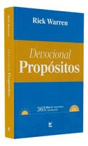 Devocional Propósitos - 365 Dias de Esperança e Promessas Sortido