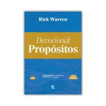 Devocional Propósitos - Rick Warren - Editora Vida Devocional Propósitos - Rick Warren - Editora Vida