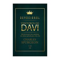 Devocional Tesouros de Davi Charles Spurgeon Sabedoria Capa Preta - CPP