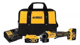 Dewalt Dcg413p2-br Esmerilhadeira Angular 2 Baterias 20v 5ah+ Carregador+ Bolsa Dewalt Dcg413p2-br Esmerilhadeira Angular 2 Baterias 20v 5ah+ Carregador+ Bolsa