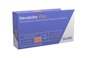 Dexatabs Vita 1Mg C/12 Comprimidos Cães E Gatos - Biovet