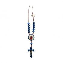 Dezena para Carro de Jesus das Santas Chagas 8mm Azul