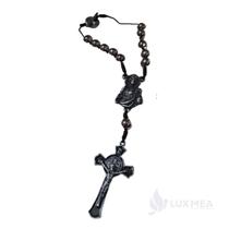 Dezena para Carro Sagrado Coração de Jesus - 21 cm - Hematita