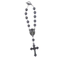 Dezena Retrovisor Hematita Nossa Senhora das Graças Medalha Milagrosa ARL0484 Dezena Retrovisor Hematita Nossa Senhora das Graças Medalha Milagrosa ARL0484