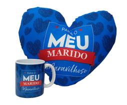 Dia dos Namorados Presente Para Namorado Caneca e Almofada