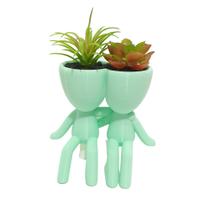 Dia dos Namorados Vasinho Decorativo Abraço Para Suculentas - Verde Pistache Dia dos Namorados Vasinho Decorativo Abraço Para Suculentas - Verde Pistache
