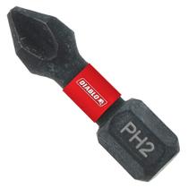 Diablo Phillips Drive Bits PH2, 1,5 cm, pacote com 5, Impact