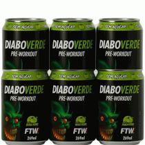 Diabo Verde Pré-Workout (6 Latas 269ml) Maçã Verde Diabo Verde Pré-Workout (6 Latas 269ml) Maçã Verde