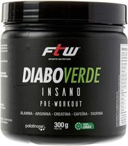 Diabo Verde Pre - Workout Nova Fórmula- 300G Cereja Ice Ftw