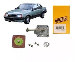 Diafragma C/ Tampa Aceleração Monza 1.8 Gasolina Carburador Solex Blfa