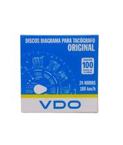 Diagrama 100 Disco Tacógrafo Diário 180km - VDO