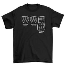 Diagrama de mudança de pedal da camiseta STYLN Subie para entusiastas de carros