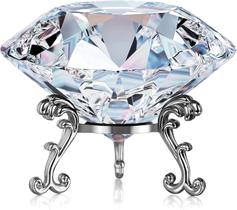 Diamante grande de cristal com suporte - HUOGUO