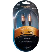 Diamond Cable GS-3057 Gold Series Cabo para Subwoofer Conectores Banhados Ouro 24K 3 Metros - DMD