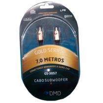 Diamond Cable GS-3057 Gold Series Cabo para Subwoofer Conectores Banhados Ouro 24K 7 Metros Diamond Cable GS-3057 Gold Series Cabo para Subwoofer Conectores Banhados Ouro 24K 7 Metros