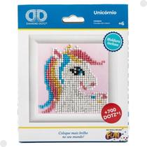 Diamond Dotz Unicórnio Conjunto Artesanato C/ 700 Dotz F0153-2 - Fun