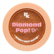 Diamond Pop Bouncy Multi Glitter Gold Glow - Rk By Kiss - Ruby Kiss